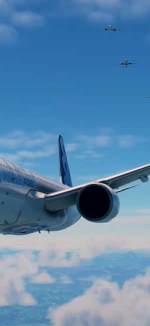 Iphone Xs Microsoft Flight Simulator Agtergrond — Redmi Note 13 Pro Muurpapier