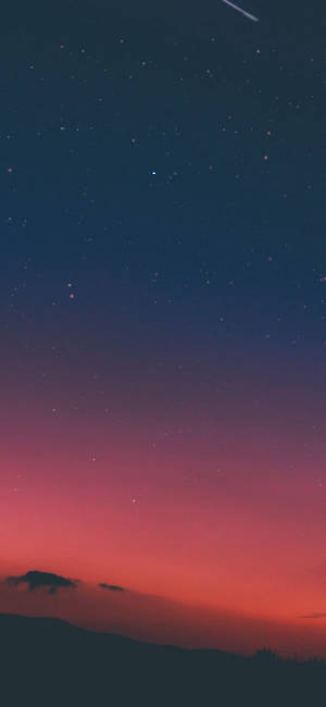 1125x2436 Naglug Sonsondergang Pienk Natuur iPhone X muurpapier. iPhone X