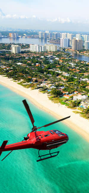 iPhone Xs Max Helikopters Agtergrond — POCO F8 Pro Muurpapier