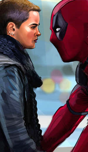Negasonic Tieneroorlogswapen in Aksie — Huawei Pura X Muurpapier