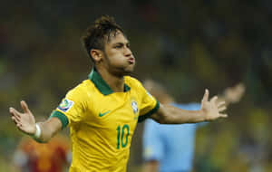 Neymar vier FC Barcelona-oorwinning. — Neymar Muurpapier