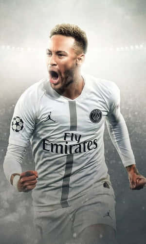Neymar prente — Neymar Muurpapier
