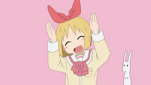 Nichijou Gelukkige Haruna Met Konyn