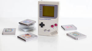 Nintendo Game Boy met Patrone agtergrond — Game Boy Muurpapier
