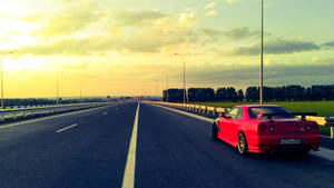 Voertuie Nissan Skyline R34 Nissan HD Agtergrond | Prent