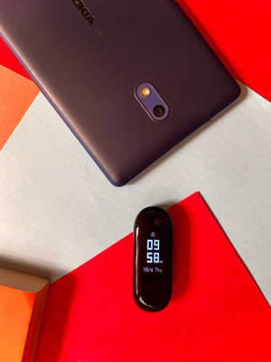 Nokia 3 En Xiaomi-band — Nokia Muurpapier