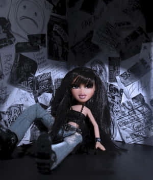 Bratz-estetika-foto's — Galaxy Z Vou Muurpapier