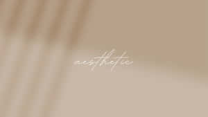 Estetiese Beige agtergrond — Estetiese patroon Muurpapier