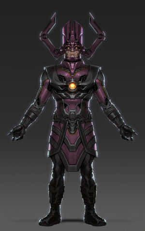 Onderskrif: Die Magtige Galactus wat oor 'n Planeet Troon — Moto Pad 60 Lite Muurpapier
