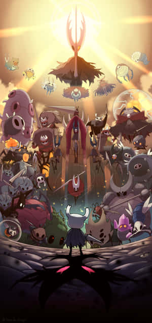 Hollow Knight agtergrond — Vivo V70 Muurpapier