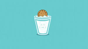 Oulike Eenvoudige Melk En Koekie
