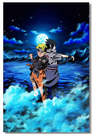 Onderskrif: Omhels die Weg van die Ninja met hierdie Pragtige Naruto Foonagtergrond — Naruto foon GIF Muurpapier