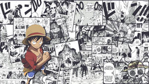One Piece 4k manga strook bladsye agtergrond