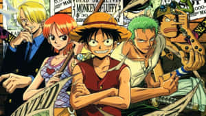 One Piece agtergrond — One piece Muurpapier