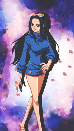 One Piece Foon Boa in Blou Trui