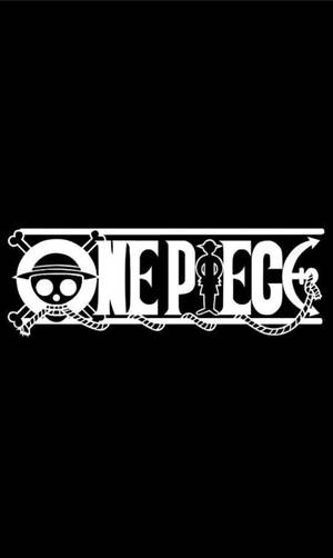 One Piece-foonlogo op Swart