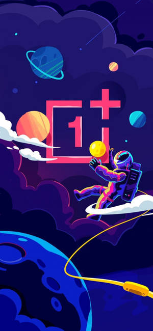 Oneplus 9 Pro Ruimte-astronaut — Ruimte iPhone Muurpapier