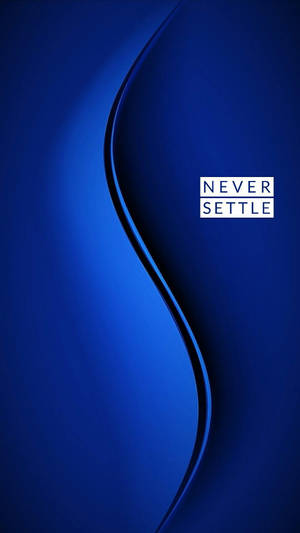 Oneplus Blou Kurwe-agtergrond
