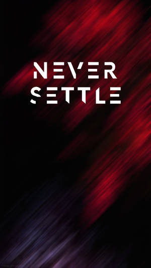 Oneplus Mahonie Nooit Tevrede-agtergrond