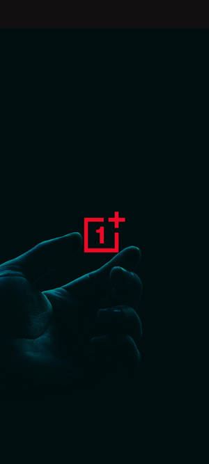 Oneplus Nord Logo Met Hand — Pixel 9 Pro Fold Muurpapier