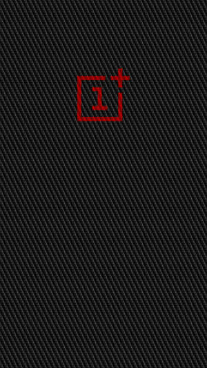 Oneplus Rooi Logo-agtergrond