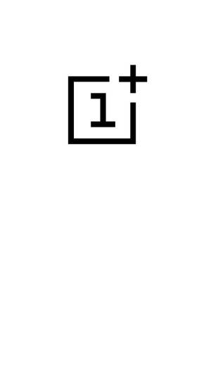 Oneplus Swart Logo-agtergrond