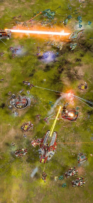 Iphone X Ashes Of The Singularity Agtergrond — Honor 600 Smart Muurpapier