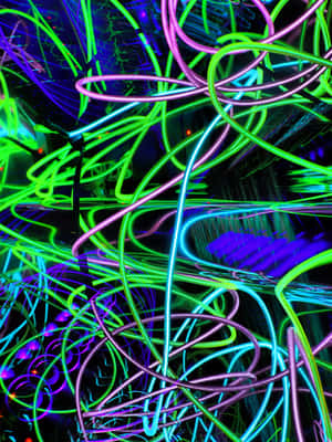 Onkonvensionele [agtergrond] — Neon Muurpapier