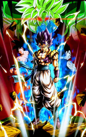 Ontbloot die krag van Dragon Ball Legends — Nubia Flip2 Muurpapier