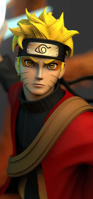 Ontketen die Krag van Naruto op jou Foon — Koel naruto GIF Muurpapier
