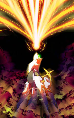 Ontploffende Vuur Tipe Arceus Foonagtergrond. — Honor Pad 10 Muurpapier
