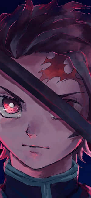 Demon Slayer iPhone 11 — Vivo V Muurpapier
