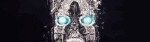 Koel agtergrond van Psycho-masker in Borderlands 3. — 3840x1080 Muurpapier