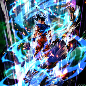 Goku Ultra Instink prente — Goku ultra instinct GIF Muurpapier