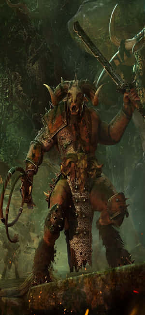 iPhone X Total War Warhammer Agtergrond — Pixel 10 Pro XL Muurpapier