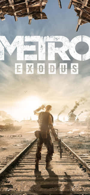 iPhone X Metro Exodus Agtergrond — Nubia Z70S Ultra Muurpapier