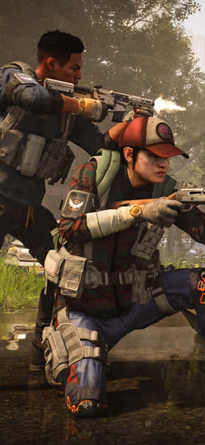Iphone Xs Max The Division Agtergrond — POCO M8 Power Muurpapier
