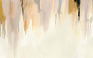 Ontspan in 'n warm en uitnodigende beige leefruimte — Beige estetiese GIF Muurpapier