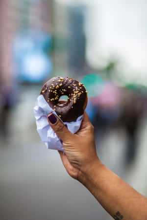 Donut prente — Huawei MatePad Air (2026) Muurpapier