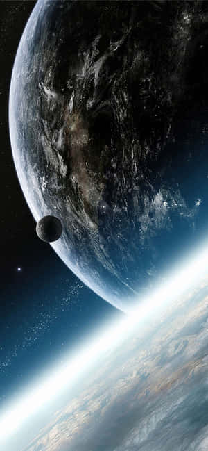 Space Zoom Agtergrond — Xiaomi Civi Muurpapier