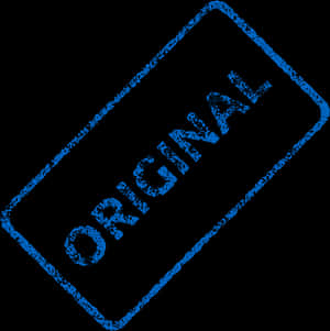 Oorspronklike Stempel Blou Tekstuur