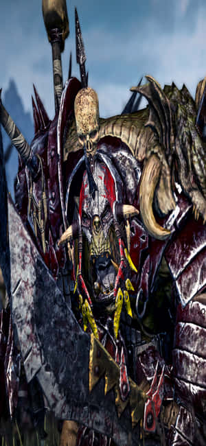 Iphone X Total War Warhammer Agtergrond — iPhone 16 Pro Muurpapier