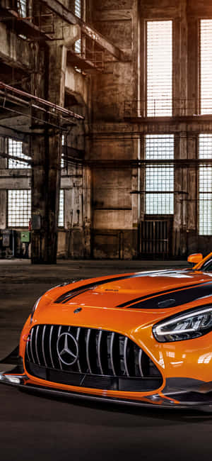 iPhone Xs Mercedes Amg Agtergrond — iPhone 15 Pro Max Muurpapier