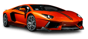 Oranje Lamborghini Aventador Sysaansig