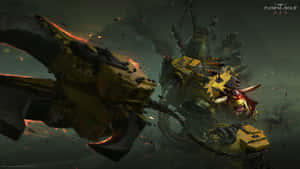 Dawn Of War Iii Agtergrond — Speletjie GIF Muurpapier
