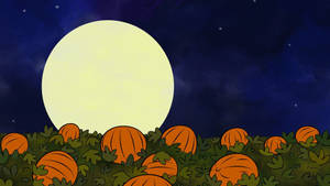 Oulike Aestetiese Halloween Pampoene en Maan