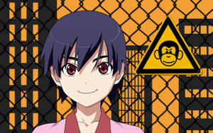Oulike Anime Seun wat Glimlag agtergrond