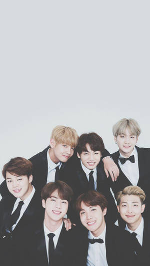 Oulike BTS In Tuxedos — Oulike bts Muurpapier