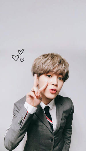Oulike BTS Jimin in Uniform — Oulike bts Muurpapier