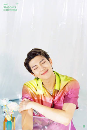 Oulike BTS RM Seisoensgroete — Oulike bts Muurpapier